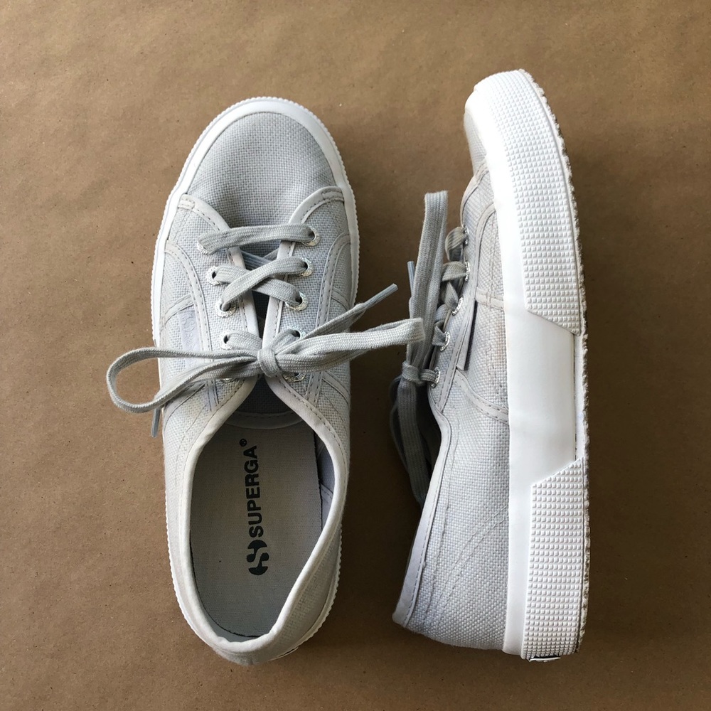 Grey Superga